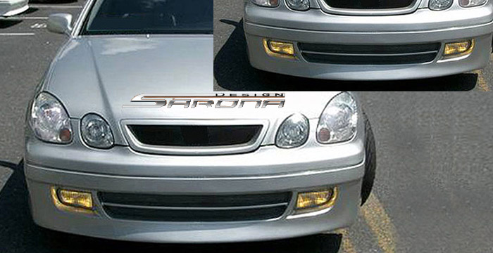 Custom Lexus GS300/400 Front Bumper  Sedan (1998 - 2005) - $590.00 (Part #LX-001-FB)